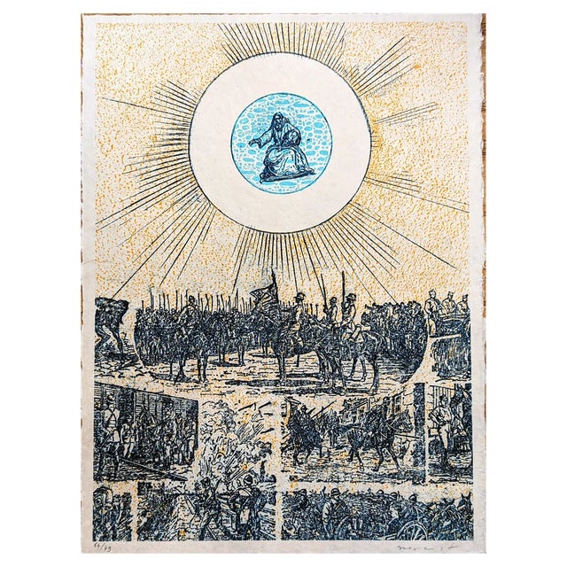 Max Ernst, La Ballade du Soldat, Colour Lithograph, 1972 For Sale