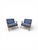 Selig Mid-Century Danish Modern Poul Jensen Selig Walnut "Z" Arm Chairs - Set of 2 For Sale - Image 4 of 9
