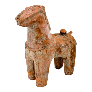 Large Antique Japanese Haniwa Burial Horse Sculpture