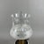 Metal Vintage Porcelain, Brass, and Glass Table Lamp from Limoges, France For Sale - Image 7 of 16