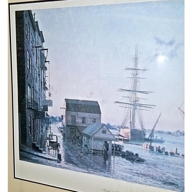 Traditional John Stobart Signed Numbered Limited Edition Print "Portsmouth", Framed For Sale - Image 3 of 6