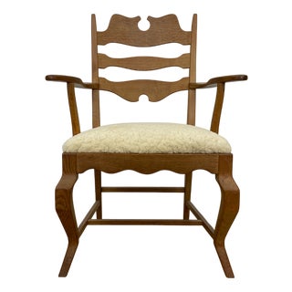 Mid-Century Modern Razorblade Armchair by Henning Kjærnulf, 1960s For Sale