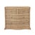 Matthew Izzo Home Celine Four Drawer Woven Rattan Chest With Satin Brass Drawer Pulls and Soft Slide Drawers For Sale - Image 12 of 12