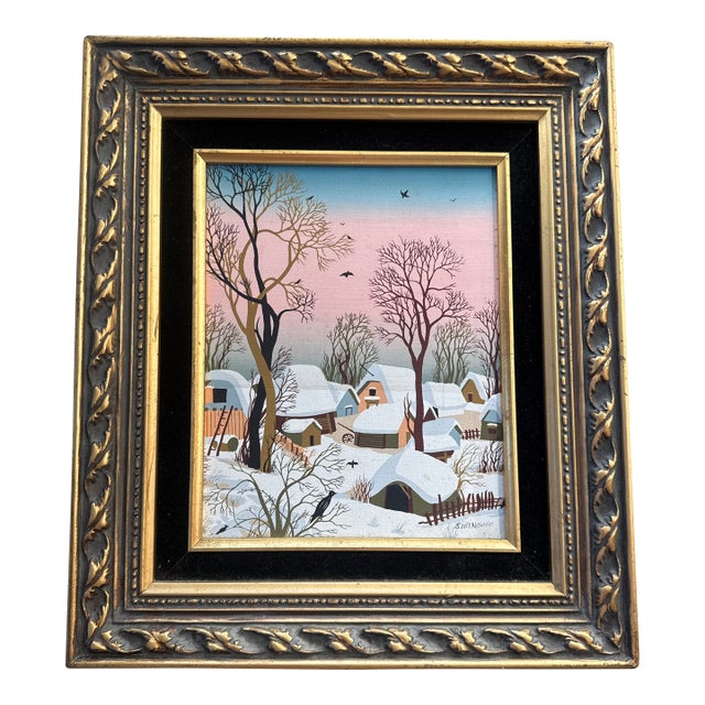 Original Oil Painting, Signed by French Artist Sibinovic For Sale