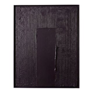 'Center Disruption' in Plum Original Painting by Victoria Holly, the Holly Collective For Sale