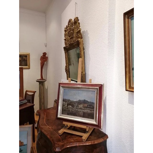 Golden wooden frame 41.5 x 50 x 4.5 cm This piece has an attribution mark, I am sure that it is completely authentic and...