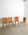 1940s Early Mid-Century Modern Swedish Wooden Dining Chairs in Pine by Göran Malmvall for Svensk Fur, 1940s, Set of 4 For Sale - Image 5 of 8