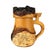 Wood Large Wooden Beer Mug in Carved Birch and Bark with Deer Motif, Black Forest, 1960s For Sale - Image 7 of 7
