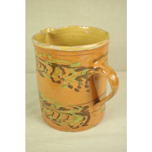 Late 19th Century French Pottery Pitcher From Savoie For Sale - Image 4 of 8