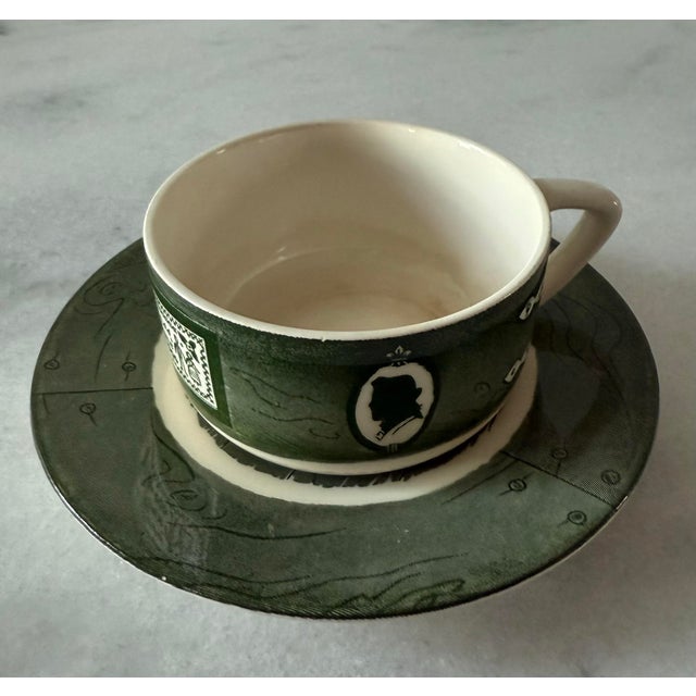 Vintage Royal China Colonial Homestead Green Dinnerware - 13 Pieces For Sale - Image 9 of 12