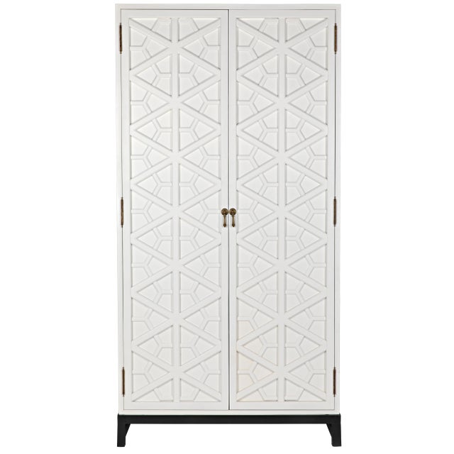 NOIR Maharadshcha Hutch, Solid White For Sale - Image 10 of 10