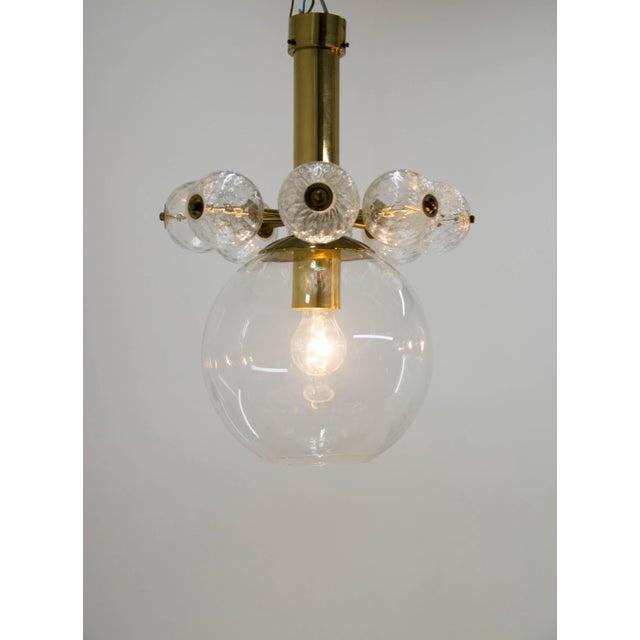 1980s Art Glass Pendant Light by Kamenicky Senov, 1980s For Sale - Image 5 of 7