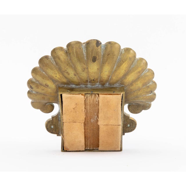 Blue French Porcelain and Bronze Encrier a Pompe For Sale - Image 8 of 8