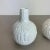 1970s German Op Art Biscuit Porcelain Vases from Ak Kaiser, 1970s, Set of 2 For Sale - Image 5 of 15