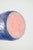 Tall European Blue and Orange Studio Ceramicist Vase, 1979 For Sale - Image 4 of 5