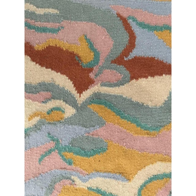 Beige French Modern Tapestry by Nee, 1970s For Sale - Image 8 of 16