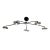 Restoration Hardware Lily Smoke Glass Chandelier For Sale