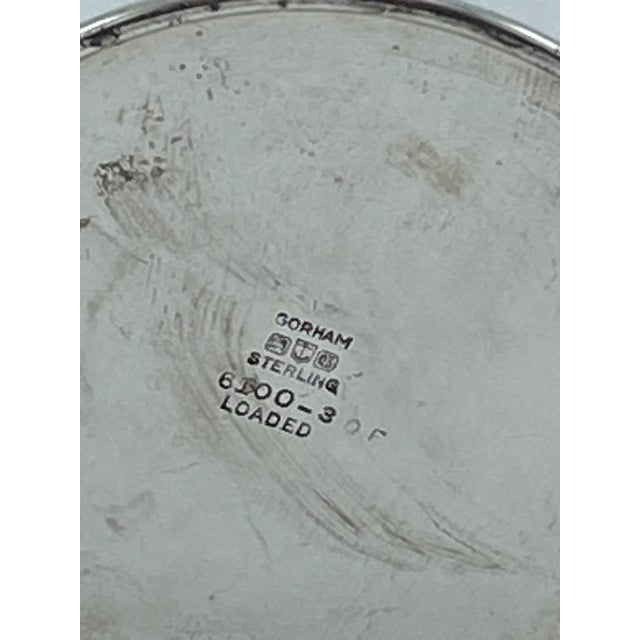 Antique Gorham Sterling Silver and Cut Glass Perfume Bottle With Stopper For Sale - Image 10 of 11