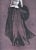 Paper 1946 Pair -Vintage Mid-Century Evening Fashion Prints by Gruau For Sale - Image 7 of 8