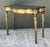 Vintage Mainland Smith Gold Finish Wood Console Table For Sale - Image 11 of 12