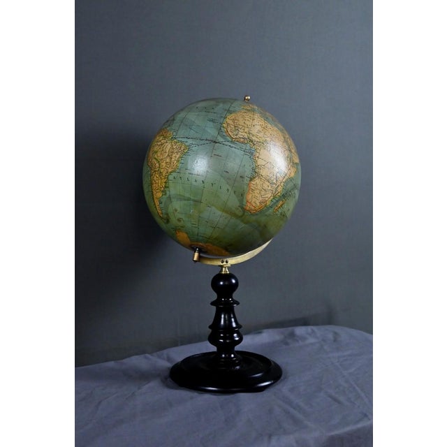 Industrial Terrestrial Globe from Hachette, 1870s For Sale - Image 3 of 18