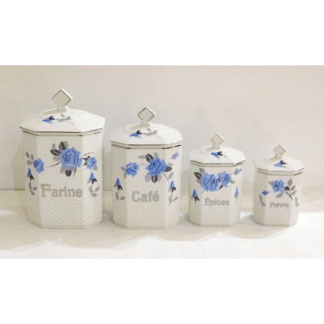 Art Deco Porcelain Pots from Epiag, 1930s, Set of 4 For Sale - Image 11 of 11