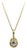 1990s 18k Gold Pear-Shaped Diamond in Collett Setting on a 16” Chain For Sale