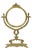 French Baroque Style Gilt Brass Table Mirror, 1950s For Sale