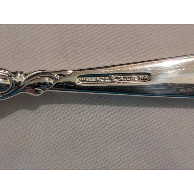 Sterling Silver Wallace "Romance of the Sea" Tablespoon, No Monogram For Sale In Washington DC - Image 6 of 11
