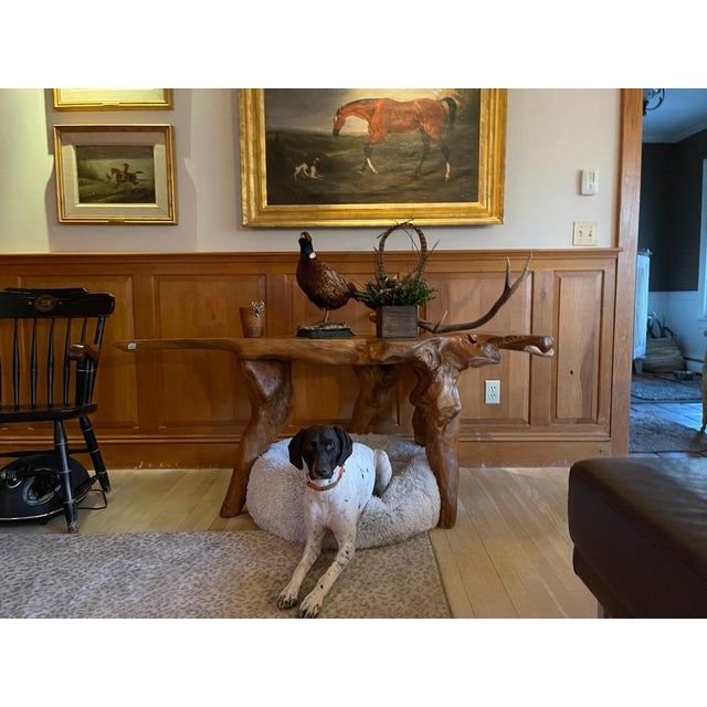 Early 20th Century California Redwood Sculptural Root Table For Sale - Image 18 of 18