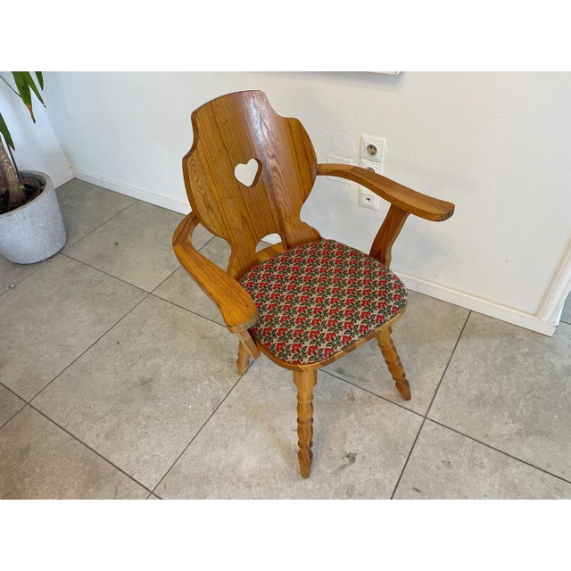 Rural Herzerlsessel Farmhouse Armchair For Sale - Image 4 of 9