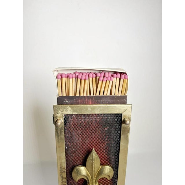 Fireplace Accessory with Fleur-de-Lys Decoration, France, 1950s For Sale - Image 3 of 12