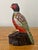 Midcentury Handpainted Pheasant Stone Carving With Glass Eyes For Sale - Image 4 of 8