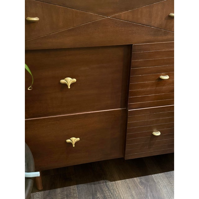 Mid-Century Modern Mid Century Modern- Restored Kent Coffey “The Ensign” Dresser For Sale - Image 3 of 8