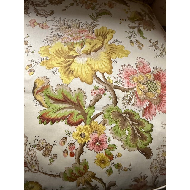 Cream Vintage French Bergère Armchairs by Yale R. Burge For Sale - Image 8 of 12