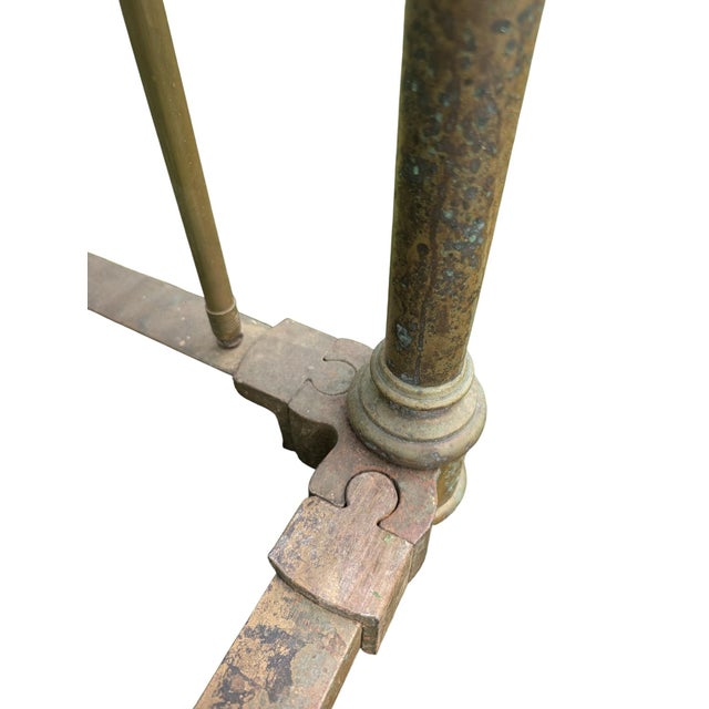 Late 19th Century Whitcomb Metallic Bedstead Co. Heavy Brass Twin Beds - A Pair For Sale - Image 13 of 18