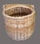Tan French Market Vintage Hand Woven Basket For Sale - Image 8 of 12