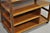 Wood Vintage Mid Century Modern Lacquered Cherry Wood Rolling Cart Tv Stand Shelf For Sale - Image 7 of 11