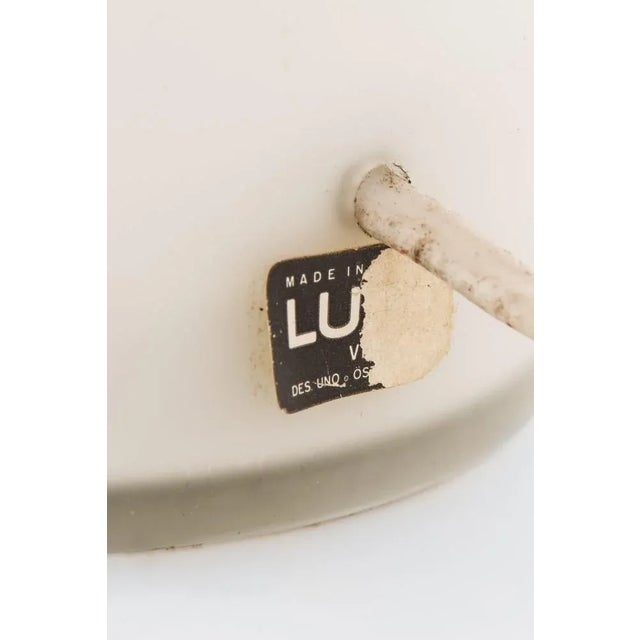 Table Lamp in Brass and Frosted Glass attributed to Uno and Östen Kristiansson, 1960s For Sale - Image 6 of 7