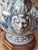 Italian Majolica Blue and White Urn Lamp For Sale - Image 13 of 17
