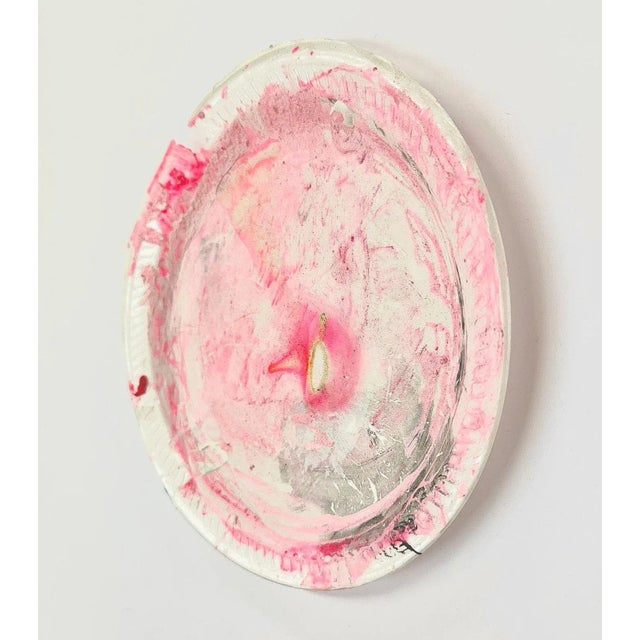 One painting from a complete series of abstract paintings made from an artist's palette. Full of vibrant color, and rooted...