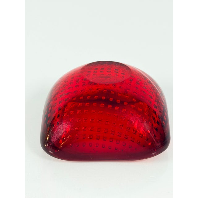 Venini Small Bowl attributed to Carlo Scarpa for Venini, 1960s For Sale - Image 4 of 5
