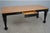 Large Tiger Maple Country Style 1 Drawer Desk For Sale - Image 4 of 17