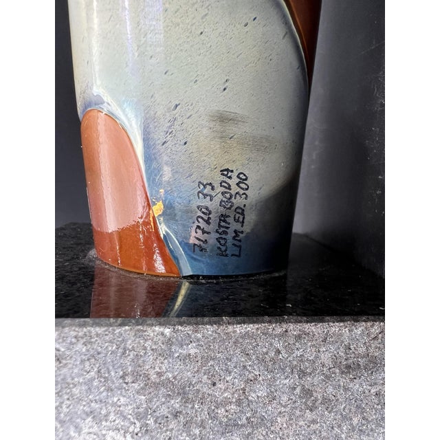 1990s Limited Edition Art Glass Piece by Bertil Vallien for Kosta Boda, 1990s For Sale - Image 5 of 8