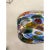 Contemporany Vase Murrine Sphere in Murano Style Glass with Multicolored Murrine like venini style diameter 17 cm = 6.7"...