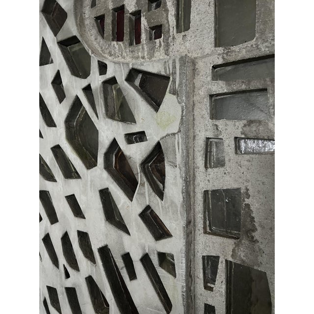 Large Dutch Brutalist Concrete Windows, 1960s, Set of 2 For Sale - Image 16 of 18