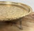 Mid 20th Century Large Vintage Footed Etched Brass Tray For Sale - Image 5 of 8