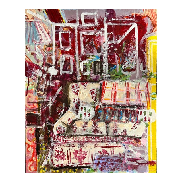 Interior Portrait Original Artwork by Shann Spishak For Sale