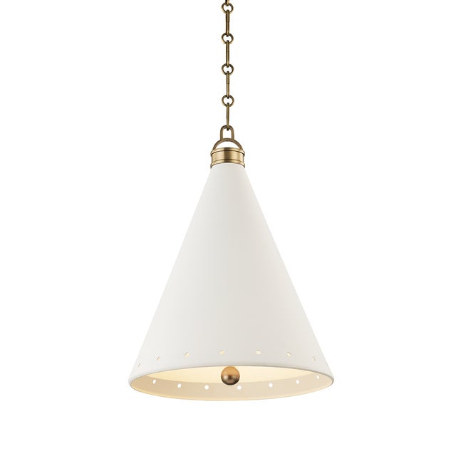 Designed by Mark D. Sikes for Hudson Valley Lighting Width/Diameter: 15.00" Height: 19.00" Backplate/Canopy/Base: 4.75"...