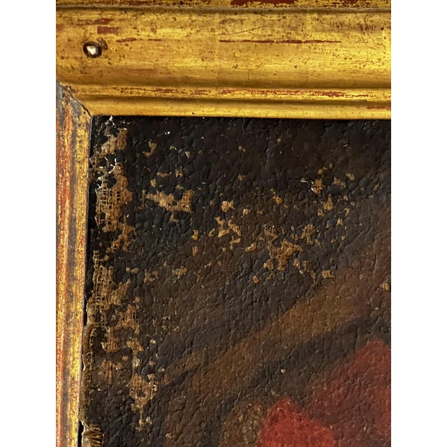 17th Century Anonimo, Spanish School, Virgin and Child, 1680, Oil on Canvas, Framed For Sale - Image 5 of 14